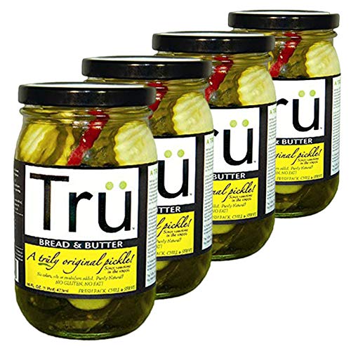 Bread And Butter By Tru Pickles. 16 Oz Gourmet, Made With The Pe