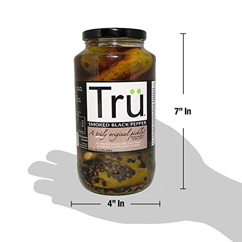 Smoked Black Pepper By Tru Pickles. 32 Oz Gourmet, Made With The