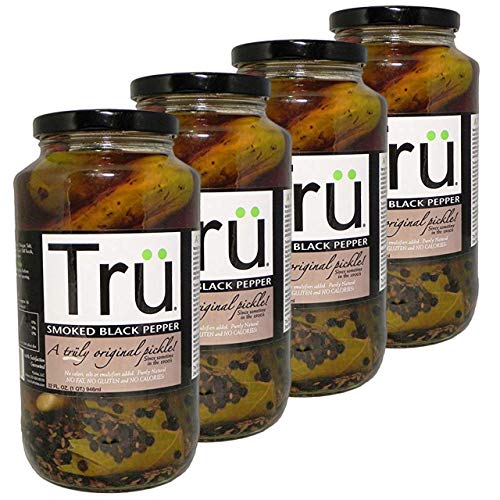 Smoked Black Pepper By Tru Pickles. 32 Oz Gourmet, Made With The
