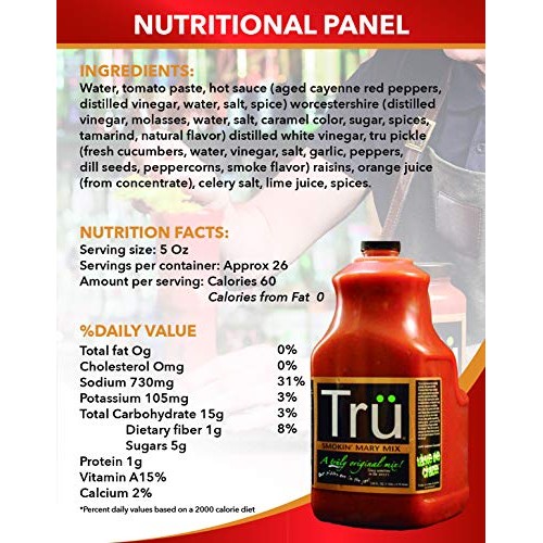 Smoking Bloody Mary Mix Gourmet, Spicy, The Perfect Balance Of S