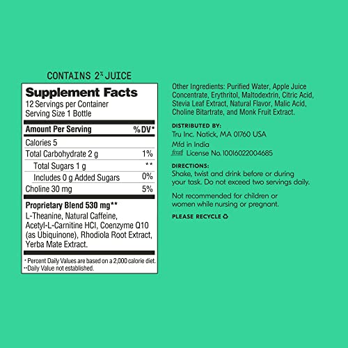 Tru Focus | All Natural Focus Energy Shots | Nootropics With Ada