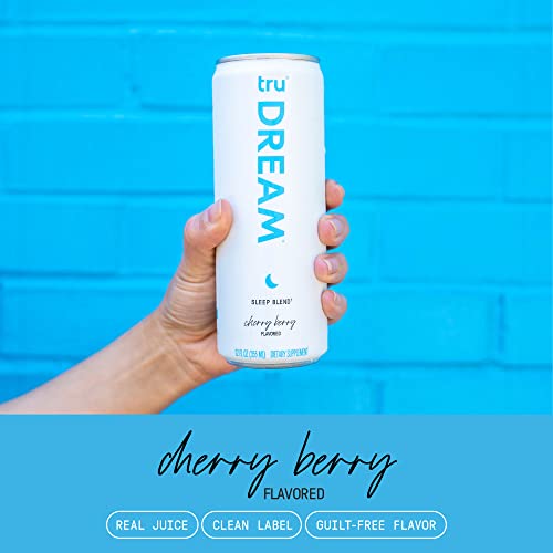 Tru Dream Sparkling Water, Calm Blend Drinks with Liquid Melaton...