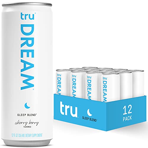 Tru Dream Sparkling Water, Calm Blend Drinks with Liquid Melaton...