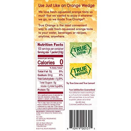 True Citrus Orange 100 Count, Red
