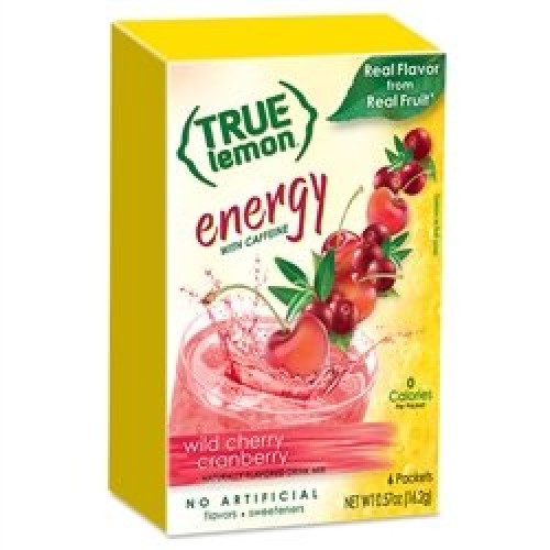 True Lemon Energy Drinks Wild Cherry Cranberry &Amp; Wild Blackber