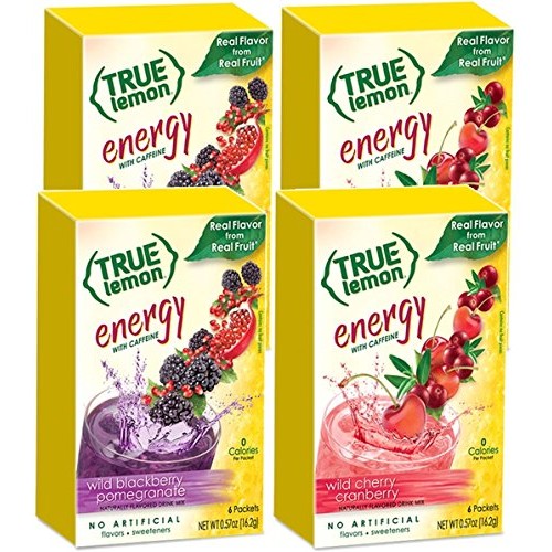 True Lemon Energy Drinks Wild Cherry Cranberry &Amp; Wild Blackber