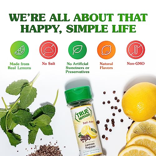 True Lemon Lemon Pepper Spice Blend, 2.12 oz