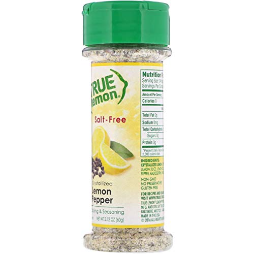 True Lemon Pepper Seasoning 2 pack Natural Ingredients, No Sal...