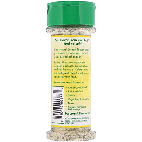 True Lemon Pepper Seasoning 2 pack Natural Ingredients, No Sal...