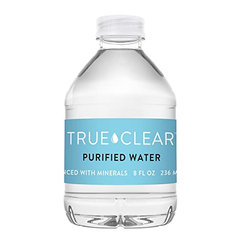 True Clear Tc54595 True Clear Purified Bottled Water, 8 Fl Oz. B