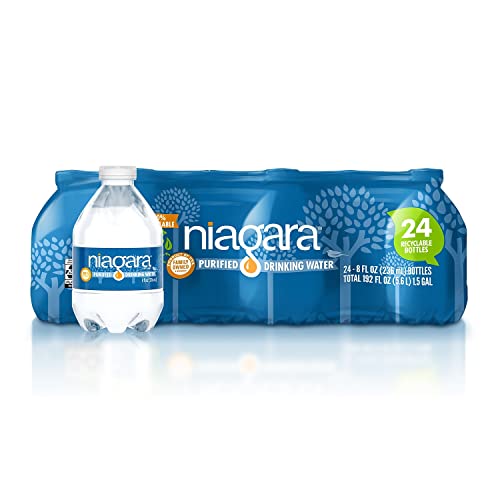 True Clear Tc54595 True Clear Purified Bottled Water, 8 Fl Oz. B