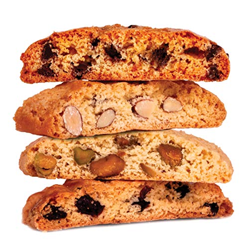 True Delicious BISCOTTI, 4 Boxes of Different Flavors Whole Alm...