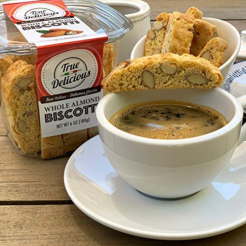 True Delicious BISCOTTI, 4 Boxes of Different Flavors Whole Alm...