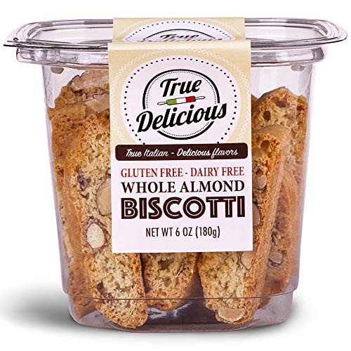 True Delicious Gluten Free Dairy Free Almond Biscotti, Italian F