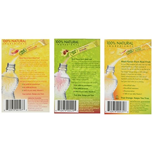 True Black Cherry Limeade, Peach Lemonade, &Amp; Mango Orange, 10-Co