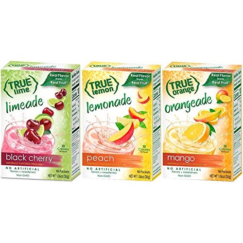 True Black Cherry Limeade, Peach Lemonade, &Amp; Mango Orange, 10-Co