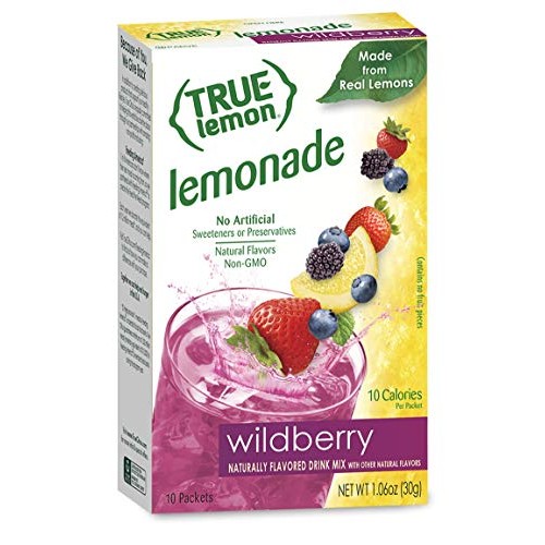True Lemon Wildberry Lemonade Pack Of 4 10Ct Each Box. True Ci