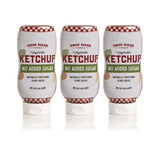 True Made Foods Vegetable No Added Sugar Ketchup, Paleo Certifie True Made Foods Vegetable No Added Sugar Ketchup, Paleo Certifie