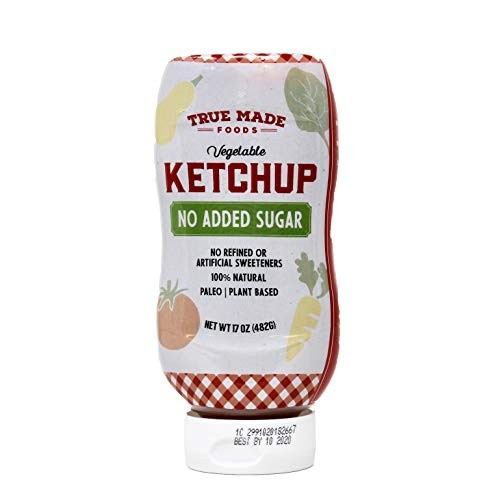 True Made Foods, No Added Sugar Vegetable Ketchup Squeeze, 17 Oz