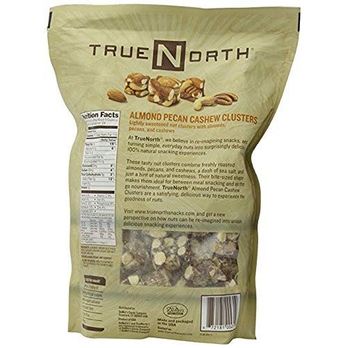 True North 100% Natural Clusters, Almond, Pecan, Cashews, Family