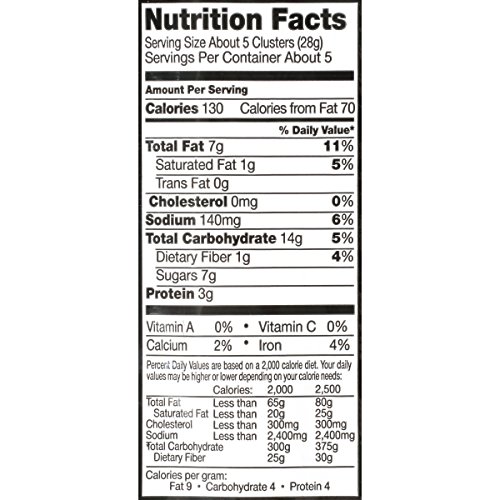 Truenorth Nut Clusters, Blueberry Chia Nut Crunch, 5 Ounce Pack