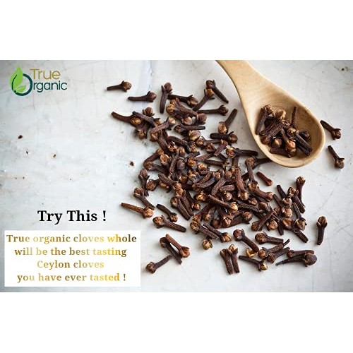 True Organic Ceylon Cloves Whole 16 Oz - Usda &Amp; Kosher Certified