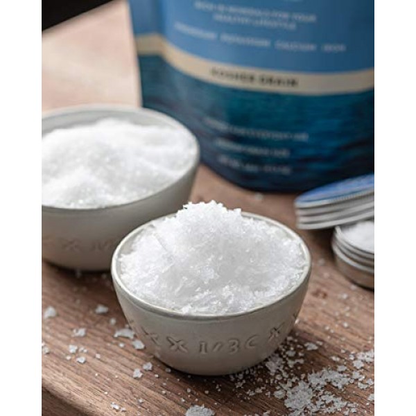 True Salt Gourmet Kosher Grain Salt - 16 Oz - All Natural, Organ