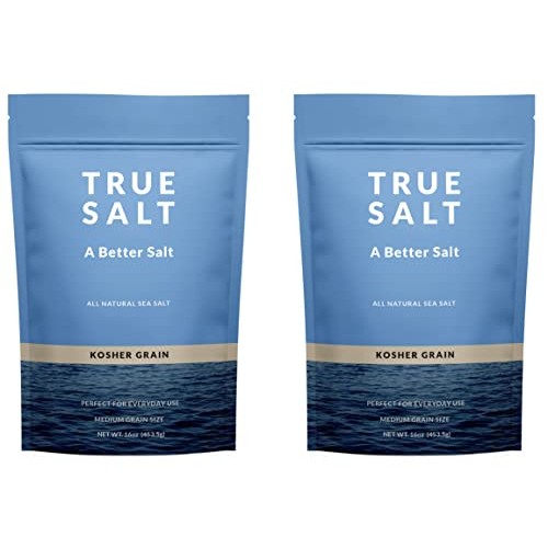 True Salt Kosher Grain Salt -All Natural Gourmet Sea Salt - Perf...