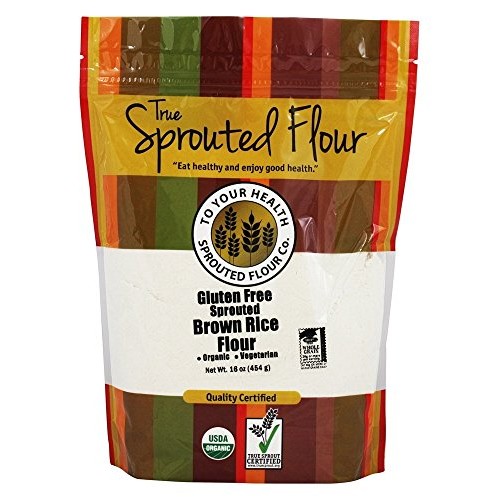 TRUE SPROUTED FLOUR Organic Brown Rice Flour, 16 OZ