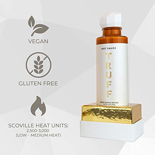 Truff Hot Sauce, Gourmet Hot Sauce With Ripe Chili Peppers, Blac