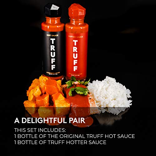 Truff Hot Sauce And Hotter Sauce 2-Pack Bundle, Gourmet Hot Sauc