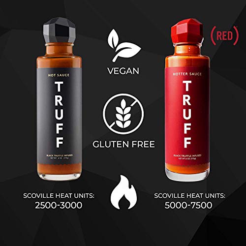 Truff Hot Sauce And Hotter Sauce 2-Pack Bundle, Gourmet Hot Sauc