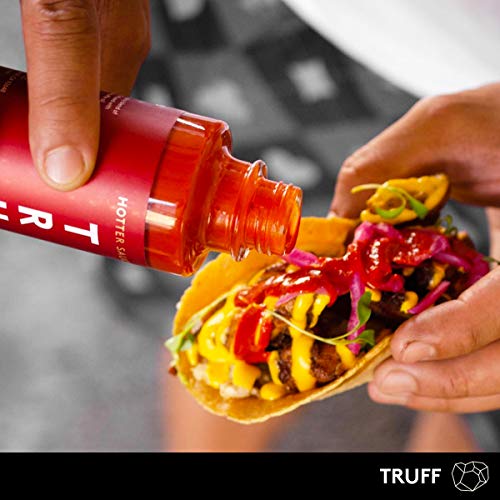 Truff Hotter Sauce, Gourmet Hot Sauce With Jalapeño, Red Chili P Truff Hotter Sauce, Gourmet Hot Sauce With Jalapeño, Red Chili P