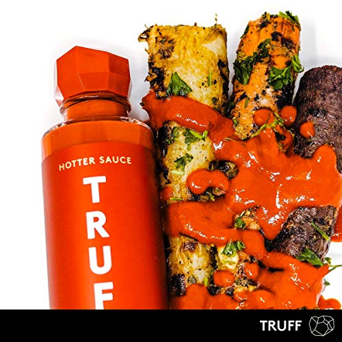Truff Hotter Sauce, Gourmet Hot Sauce With Jalapeño, Red Chili P Truff Hotter Sauce, Gourmet Hot Sauce With Jalapeño, Red Chili P