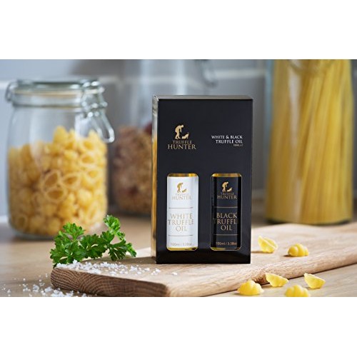Trufflehunter Black &Amp; White Truffle Oil Gift Set 2 X 3.38 Oz R