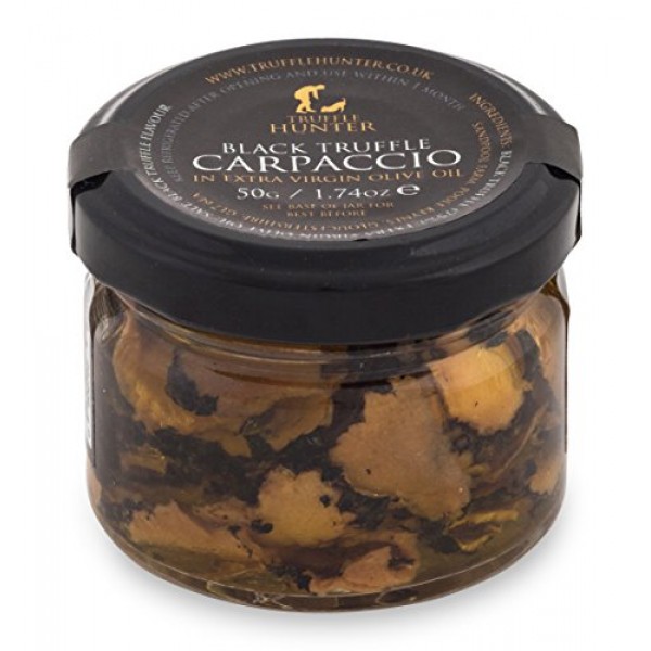 Trufflehunter Black Truffle Slices Carpaccio 1.74 Oz Preserved