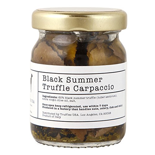 Truffles Usa Black Truffle Slices Carpaccio 1.76 Oz - Imported F