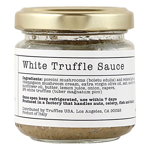 Truffles Usa White Truffle Sauce 2.82 Oz 80G - Imported From I