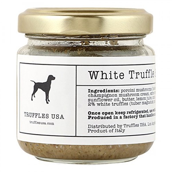 TRUFFLES USA White Truffle Sauce 2.82 oz 80g - Imported from I...
