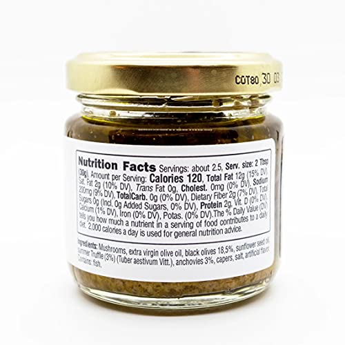 Truffletopia - Olives And Summer Truffle Spread Tapenade 80G
