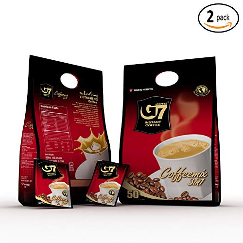 G7 3-In-1 Instant Premium Vietnamese Coffee, 50 Sticks Pack Of 2 G7 3-In-1 Instant Premium Vietnamese Coffee, 50 Sticks Pack Of 2