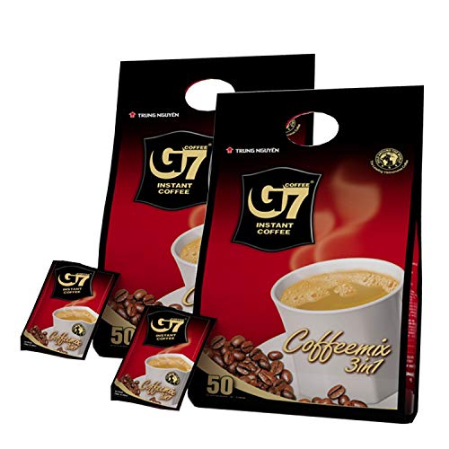 G7 3-In-1 Instant Premium Vietnamese Coffee, 50 Sticks Pack Of 2 G7 3-In-1 Instant Premium Vietnamese Coffee, 50 Sticks Pack Of 2