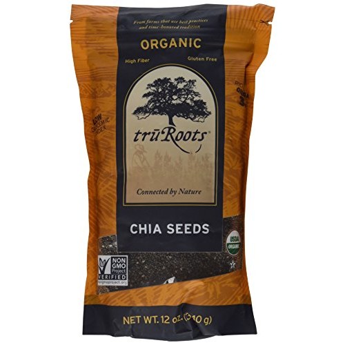 Truroots Organic Chia Seeds, 12 Oz