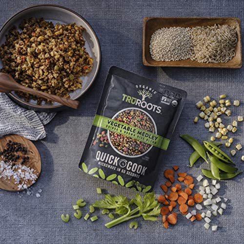 Truroots Organic Quick Cook Quinoa And Brown Rice Blend, Vegetab