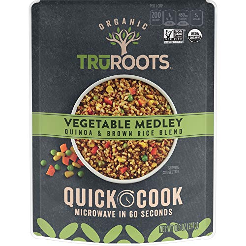 Truroots Organic Quick Cook Quinoa And Brown Rice Blend, Vegetab