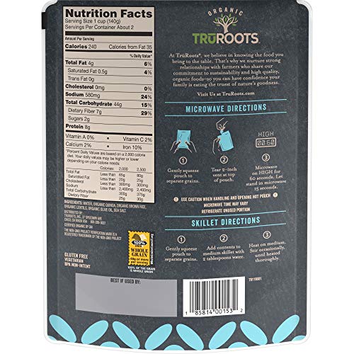 Truroots Organic Quick Cook Quinoa, Brown Rice And Lentil Blend, Truroots Organic Quick Cook Quinoa, Brown Rice And Lentil Blend,