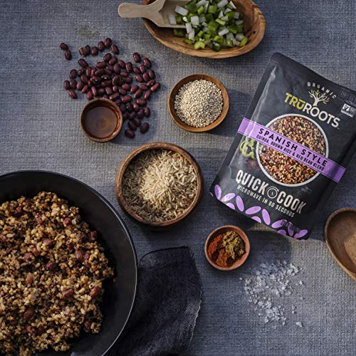 Truroots Organic Quick Cook Quinoa, Brown Rice, And Red Bean Ble