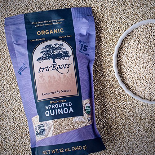 Truroots Whole Grain Sprouted Quinoa, Certified Usda Organic, Gl