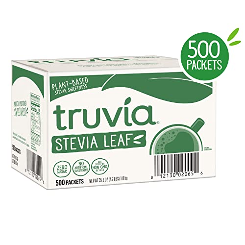 Truvia Natural Stevia Sweetener Packets, 35.25 Ounce, 500 Count