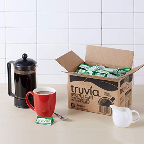 Truvia Natural Stevia Sweetener Packets, 35.25 Ounce, 500 Count
